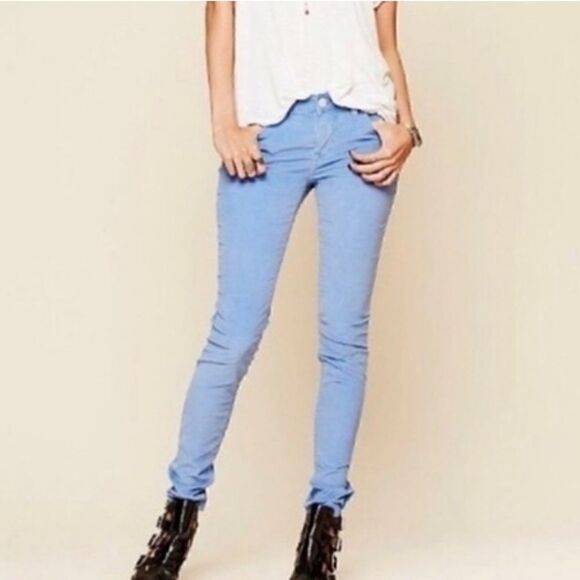 J. Crew Pants - J. Crew Baby Blue Corduroy Toothpick Ankle Skinny  Pants